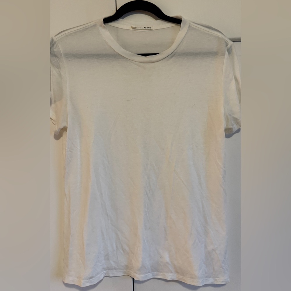 Reformation basic organic cotton Classic White T-Shirt